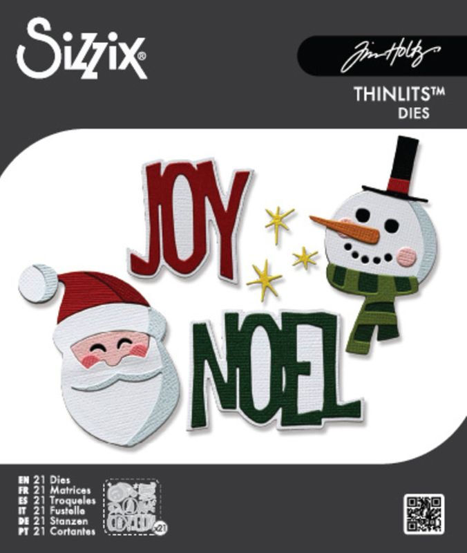 Thinlits Die Vault Holiday Tidings (21pcs) by Tim Holtz 