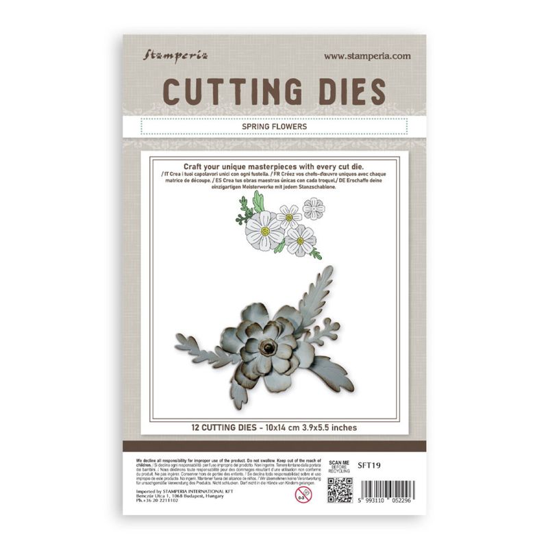 All Around A6 Cutting Dies Spring Flowers