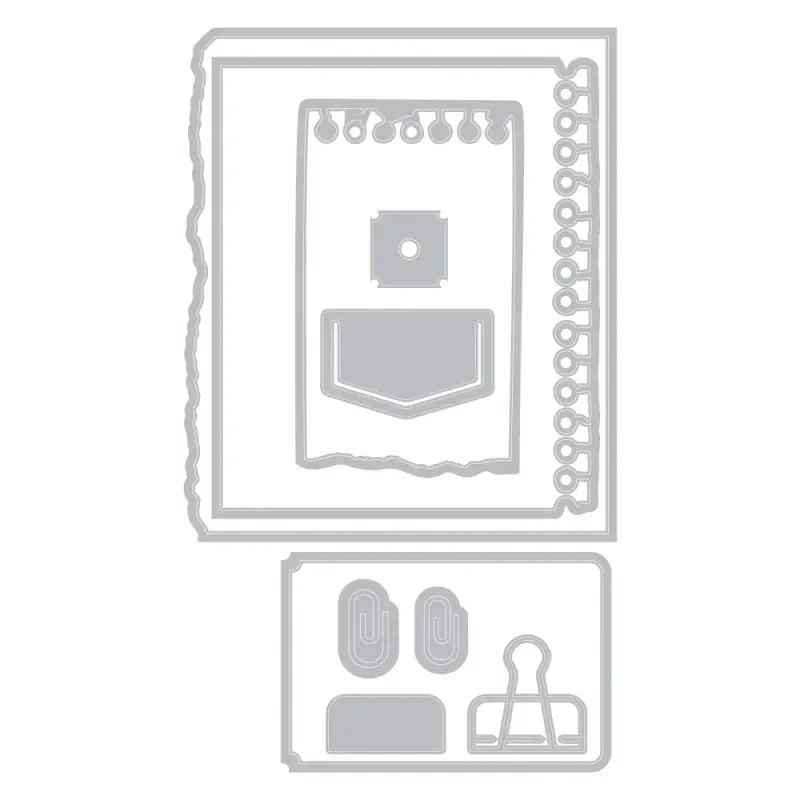 Clear Stamps Set 10pcs & 10pcs Framelits Creative Combos
