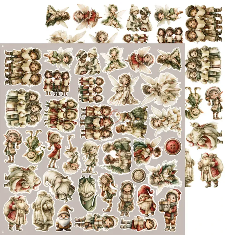 Craft O'Clock - Spirit Of Christmas - Extras Set Mix - 12x12