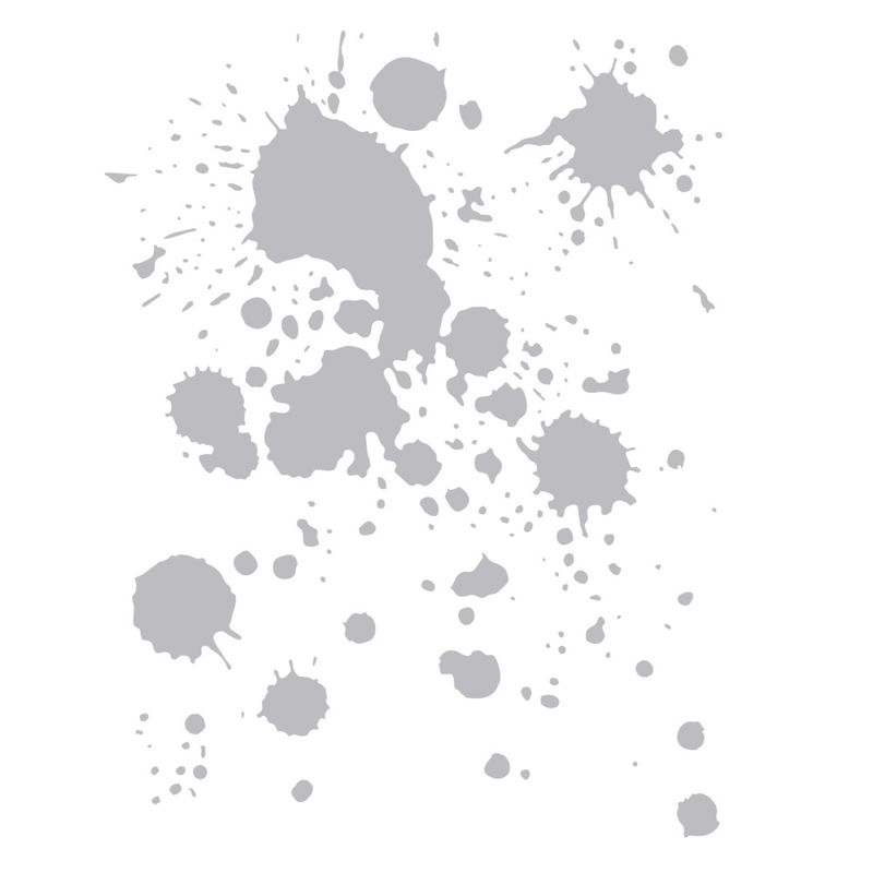 2D Texture Fades w/ A5 Embossing Folder Vault Ink Splats by Tim Holtz 
