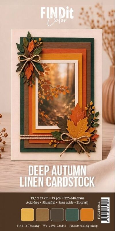 Linen Cardstock 4K Deep Autumn (75pcs)
