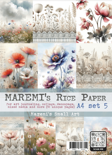 Maremi Rice paper - A4 - Set 5