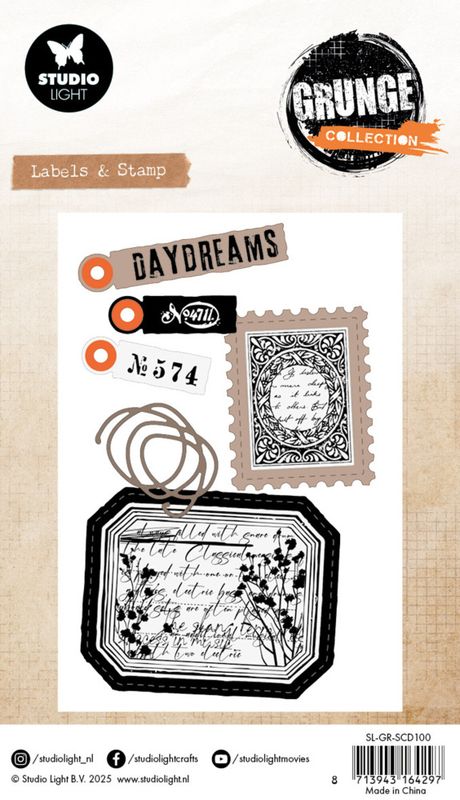 Label & Stamp Grunge Stamp & Dies