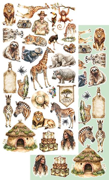 Alchemy of Art Extras to Cut Wild Advetures - 10X – 30,5&times;15 cm