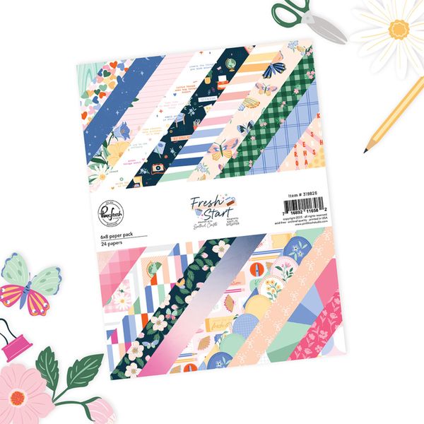 Fresh Start 6x8 Inch Paper Pack Double-Sided (24pcs)
