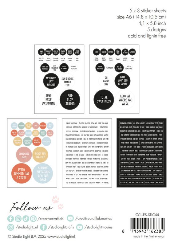 Let Yourself Bloom Essentials Stickers