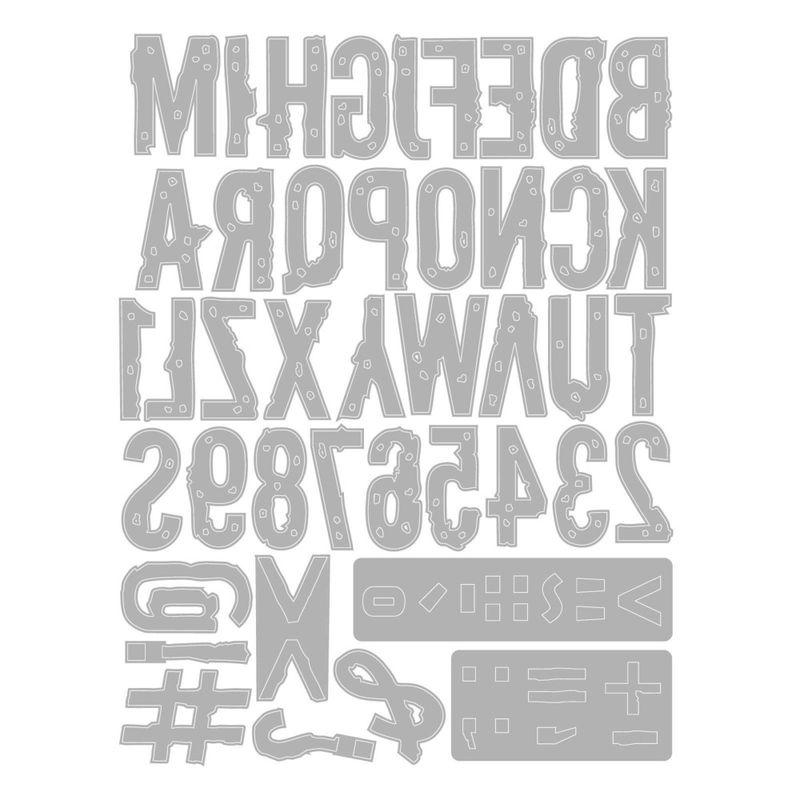 Thinlits Die Set Typography (43pcs) by Seth Apter