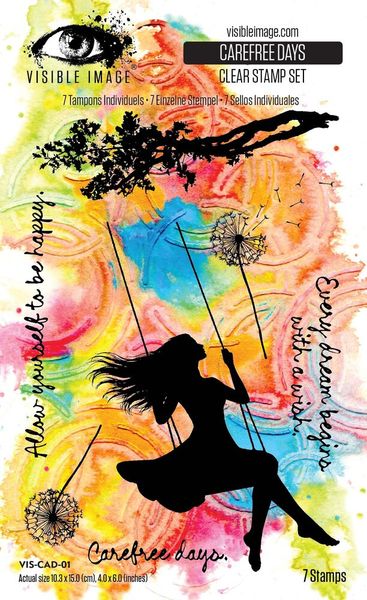 Hopes and Dreams 4x6 Inch Stamp Set Carefree Days by Mark Alexander 