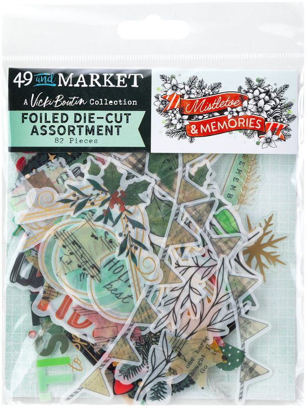  Mistletoe And Memories - Die-Cuts Foiled