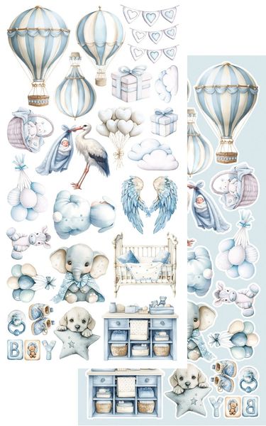 Alchemy of Art Extras to Cut Baby Boy – 30,5&times;15 cm