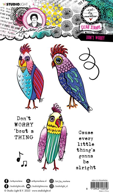 ABM - Signature Collection Clear Stamps Don't Worry
