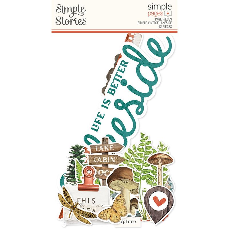 Simple Vintage Lakeside Pages Pieces