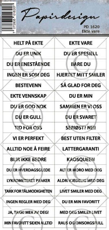 EKTE VARE