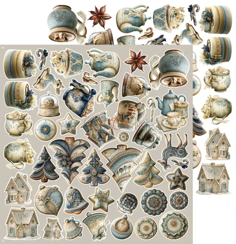 Craft O'Clock - Snow Games - Festive Extras Set - 12x12