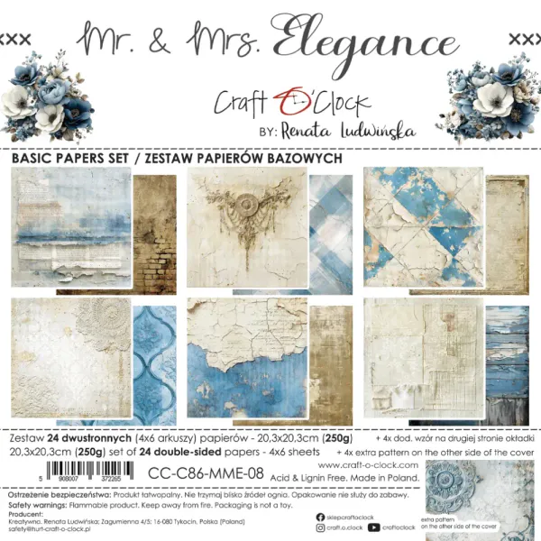 MR. & MRS. ELEGANCE - 20,3X20,3CM - BASIC