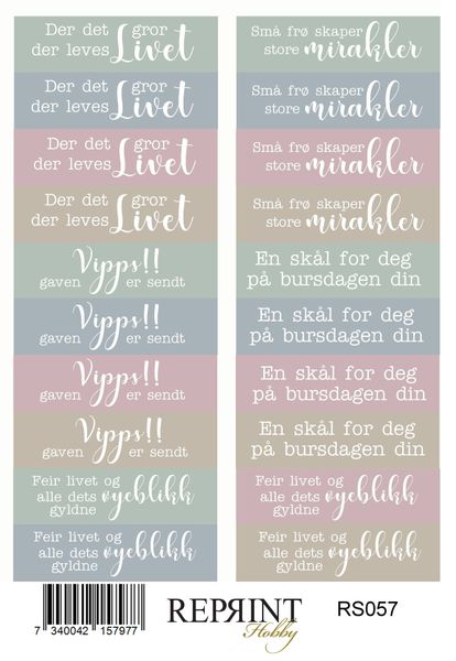 The Pottery Norsk text - 11x16 cm