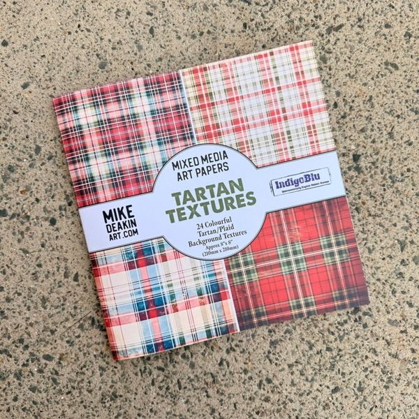 Tartan Textures 8x8 Inch Paper Book 