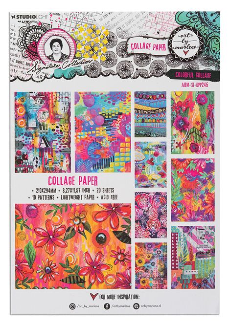 Hovedbilde Collage Paper Colorful ...
