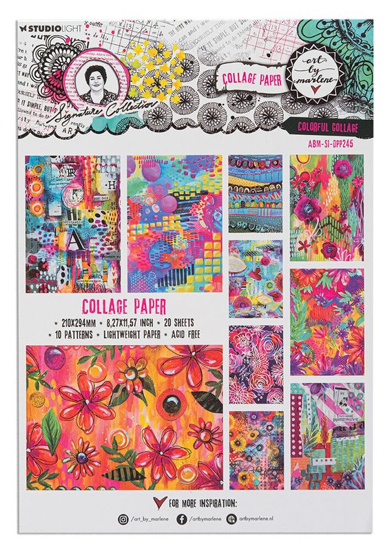Collage Paper Colorful Collage