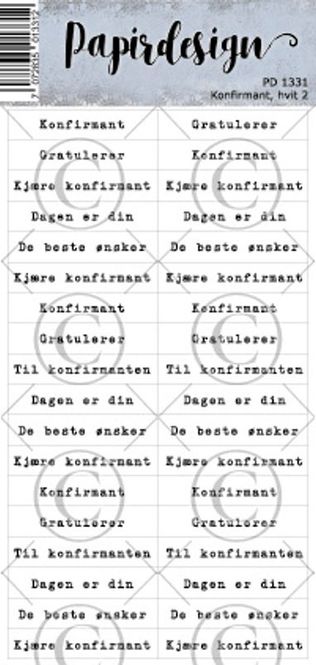 Hovedbilde Konfirmant, hvit 2