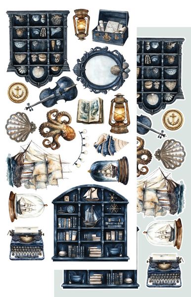 Alchemy of Art Extras to Cut Ocean Blue – 30,5&times;15 cm