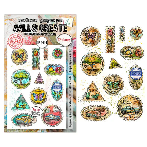 TP-1444 - A6 STAMP SETS - ROYAL DISPATCH SERIES