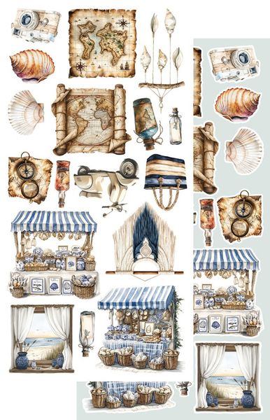 Alchemy of Art Extras to Cut Ocean Blue - 10X – 30,5&times;15 cm