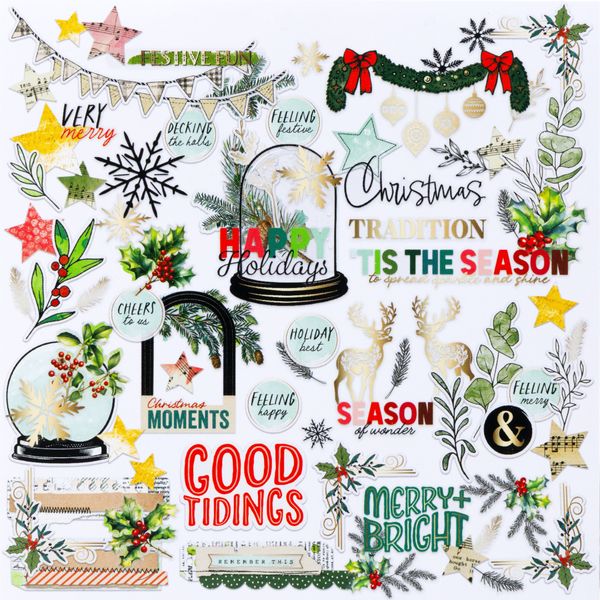  Mistletoe And Memories - Die-Cuts Foiled