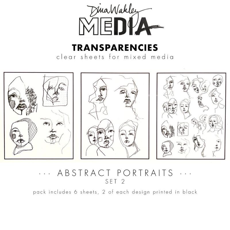 Media Transparencies - Abstract Portraits Set 2