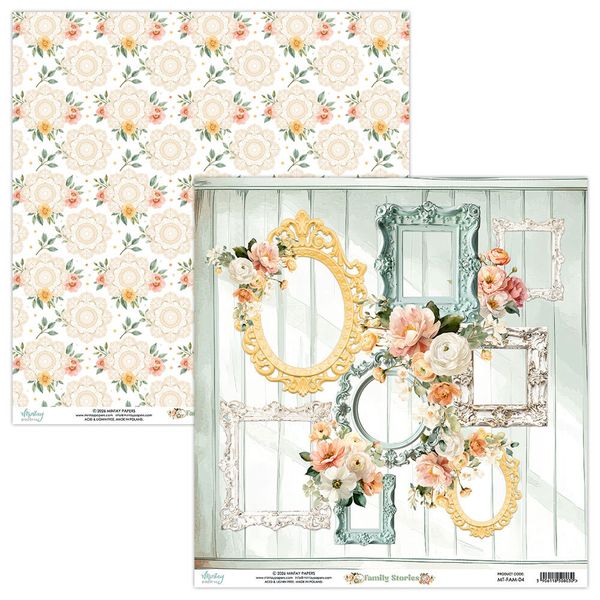 Family Stories 12x12 Inch Scrapbooking Paper Set 