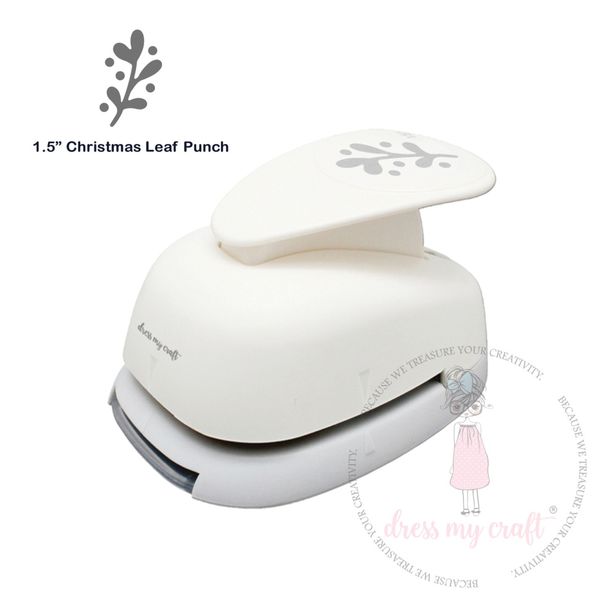 Christmas Leaf Punch 1,5 Inch