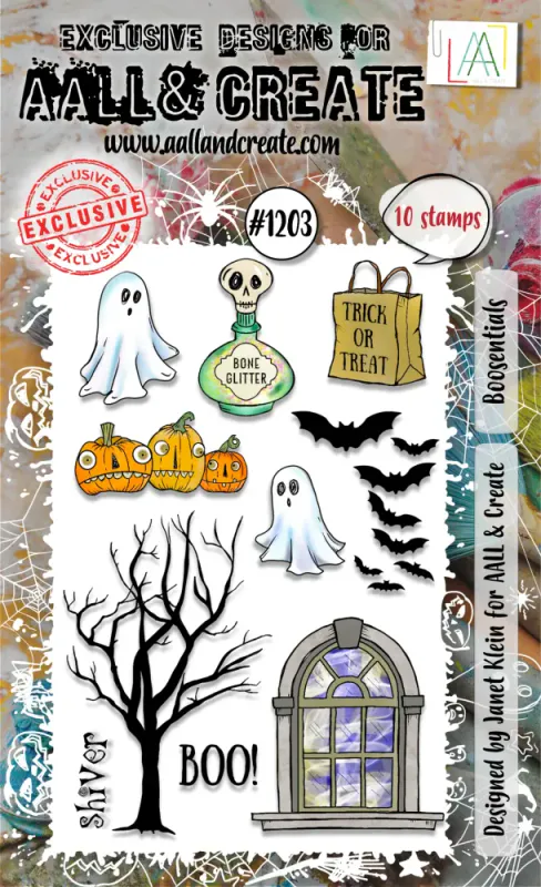 #1203 - A6 STAMP SET - BOOSENTIALS 