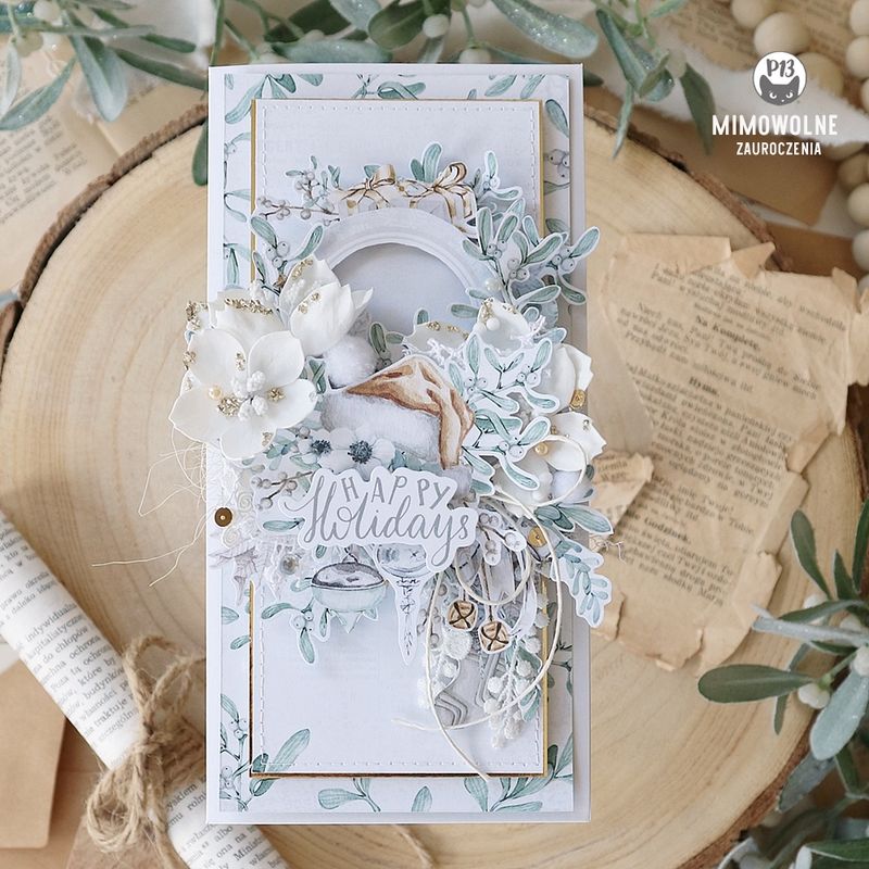 LIGHT CHIPBOARD EMBELLISHMENTS CHRISTMAS CHARM 03