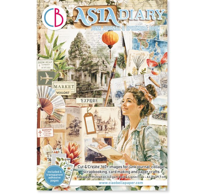 Hovedbilde Asia Diary A4 Junk Journal ...