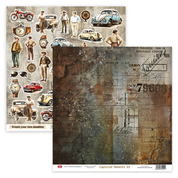 Captured Moments 12x12 Inch Paper Set 250gsm (12sheets) (CPS-CM30-12)