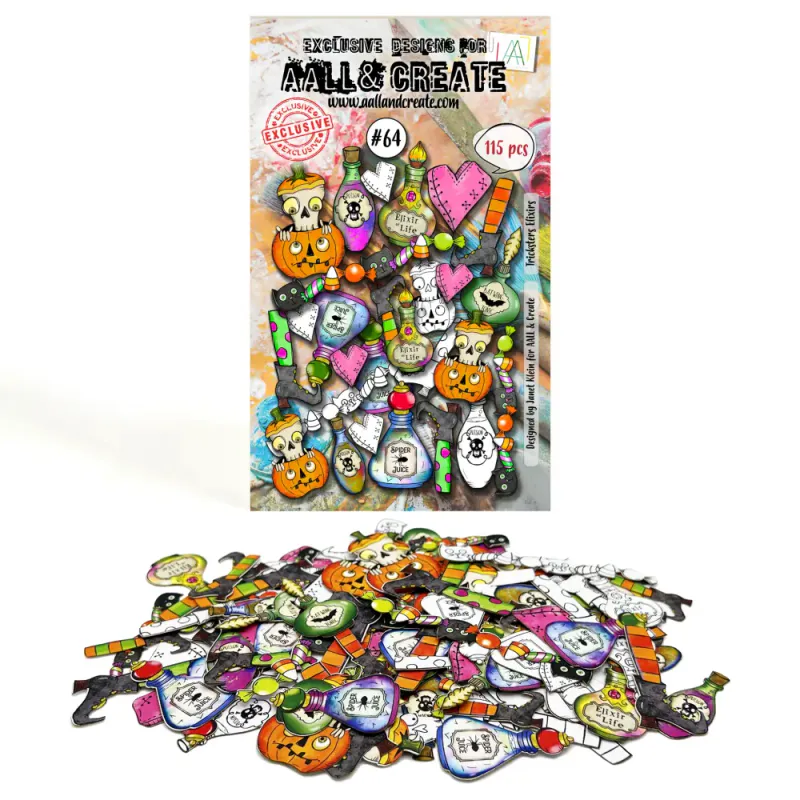 #64 - A6 EPHEMERA DIE-CUTS - TRICKSTERS ELIXIRS