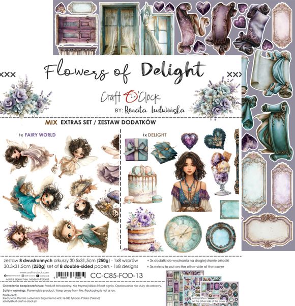FLOWERS OF DELIGHT - EXTRAS SET - MIX