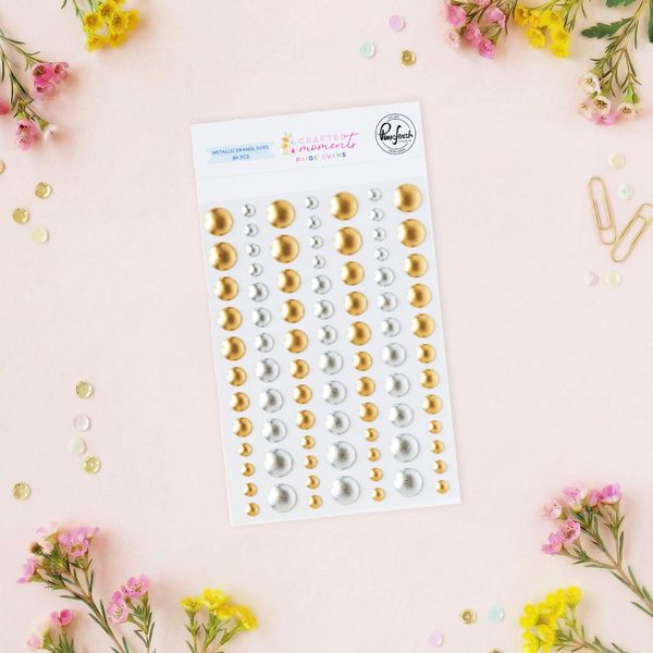 Crafted Moments Metallic Enamel Dots by Paige Evans