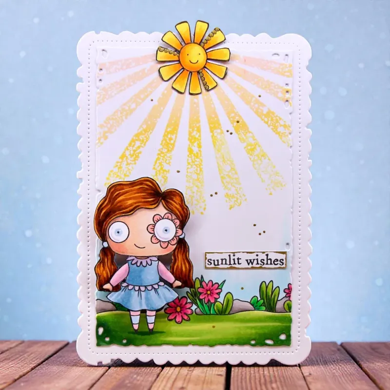 TP-1364 - A7 Stamp Sets - Sunlit Wishes