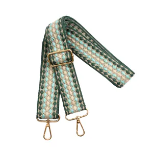 Hovedbilde Skulderreim Gr&oslash;nn/beige 130cm ...