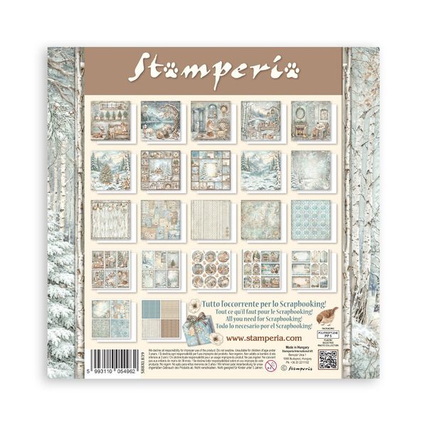White Christmas 12x12 Inch Paper Pack (Single Face) by Cristina Radovan