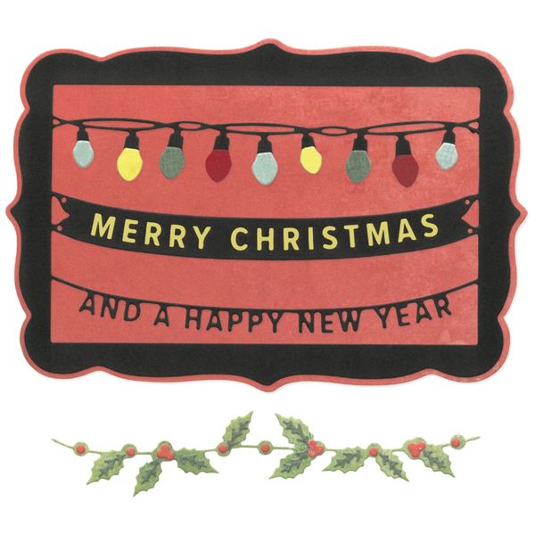 Thinlits Die by 49 and Market Snap and Swap Merry Christmas (15pcs) 