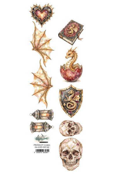 The Legends Of The Dragons 02 - Paper 30x5 cm –  AA-LOD-EXT-02