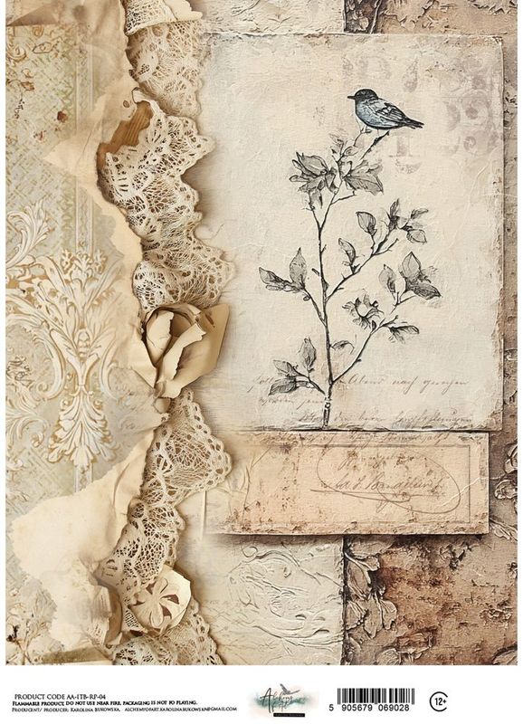 Rice paper 4, In the Library