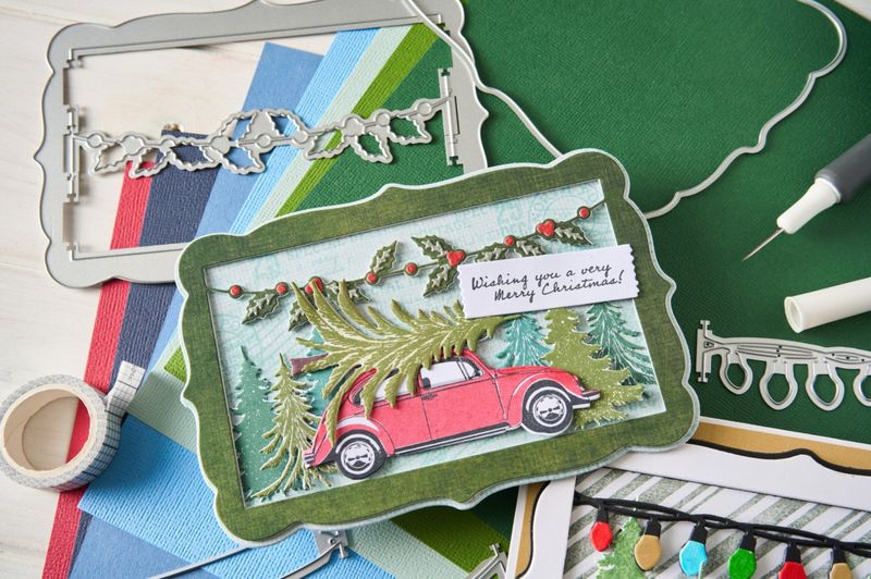 Framelits Die w/Stamps by 49 and Market Journey Home (6+8pcs)