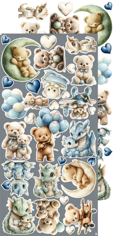 BABY BOY UNIVERSE - EXTRAS SET - FLOWERS & MORE