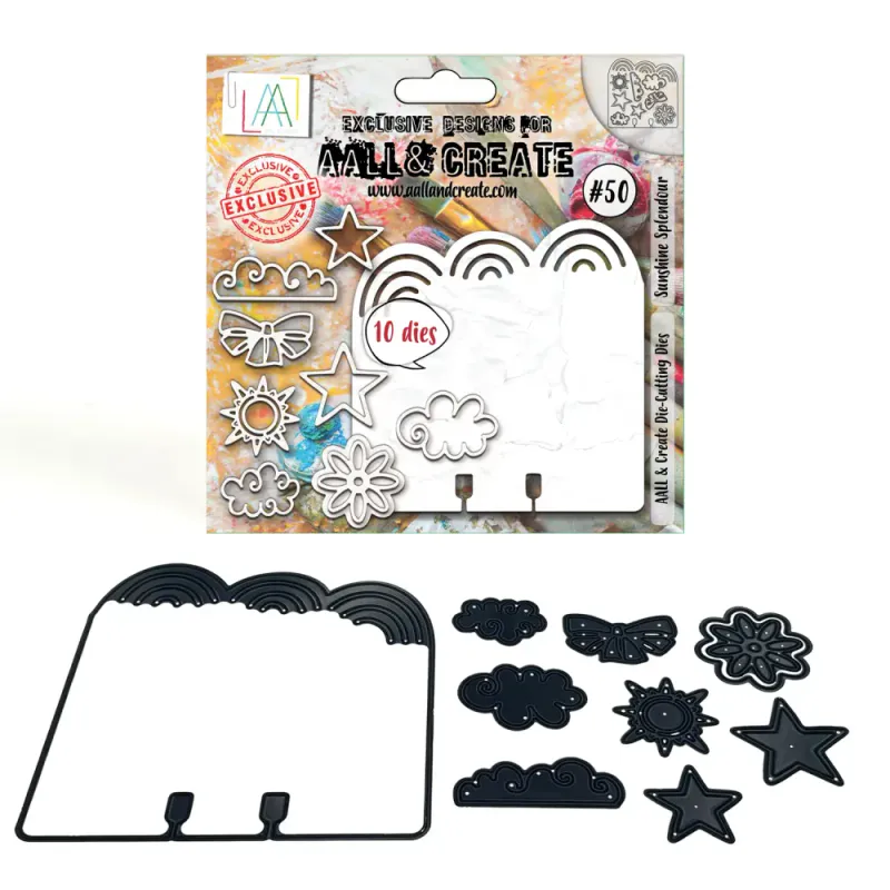 #50 - 14X14CM DIE-CUTTING DIE SET - SUNSHINE SPLENDOUR