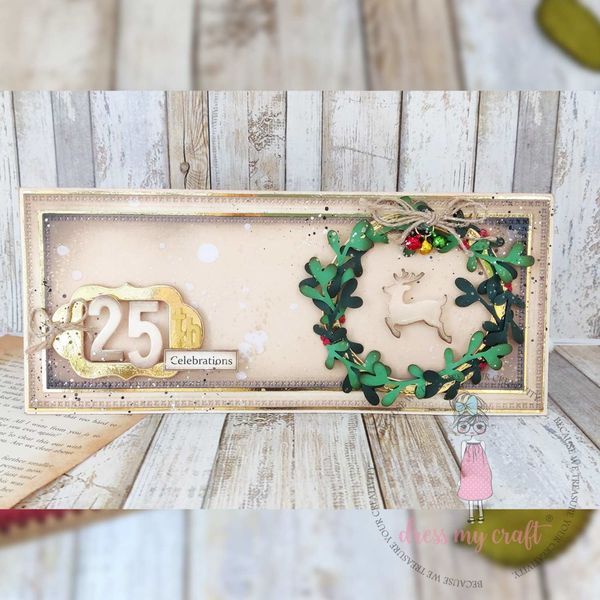 Christmas Leaf Punch 1,5 Inch