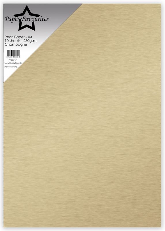 Pearl Paper A4 Champagne 250gsm (10pcs) 